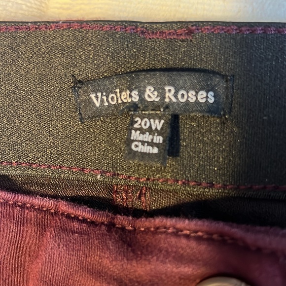 Women’s dress pants Roses & Violets size 20w - Picture 2 of 6